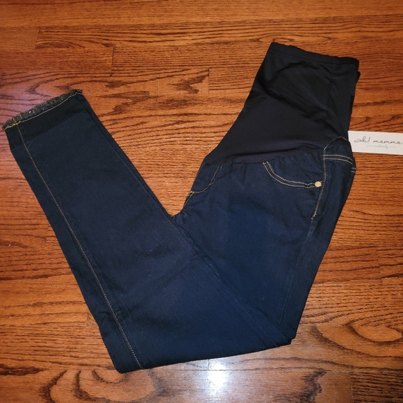 NWT Maternity Jeans with Full Panel Belly Band - Picture 2 of 10